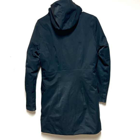 Patagonia Women's Black Down Insulated Powder Town Hooded Parka H2NO Womens M - Picture 2 of 10
